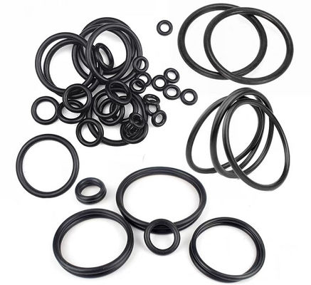 EPDM NBR FKM HNBR Silicone Rubber O Ring Kit Black