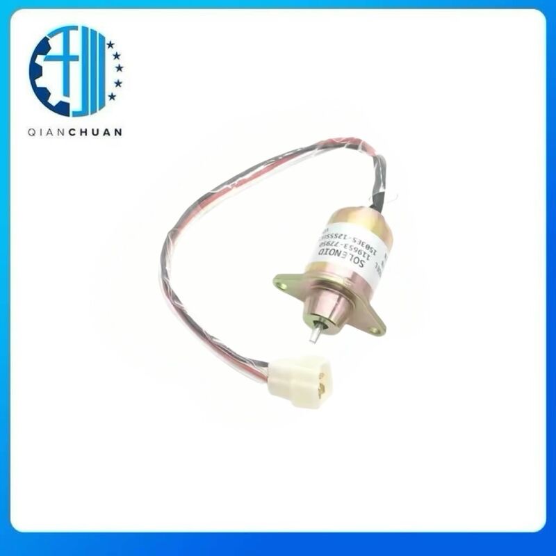 Stop Solenoid Valve Assembly 119653-77950 for Yanmar SA-4562T SA-5213 Excavator Engine Spare Parts